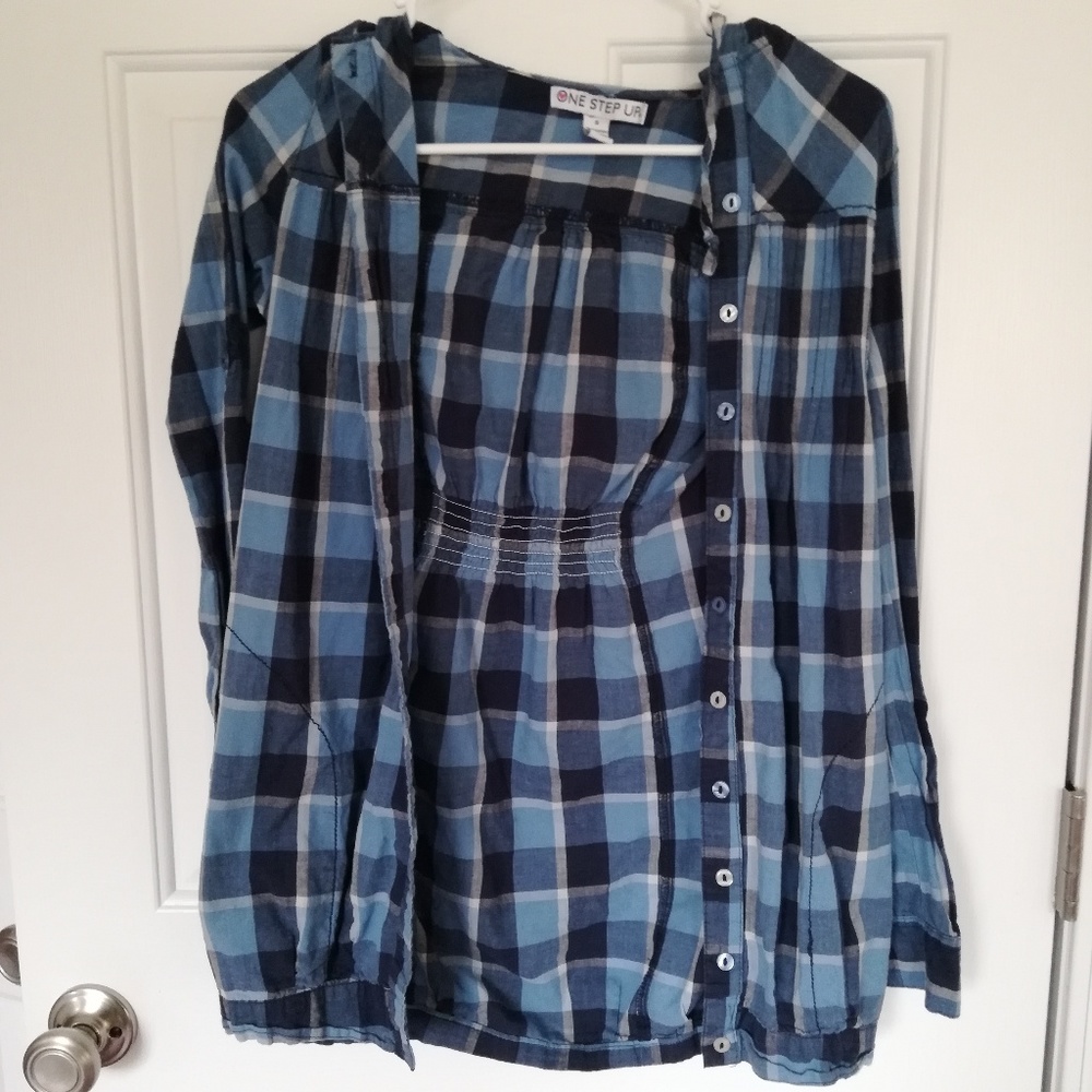 Hooded Plaid Dress/Cardigan (will do a Plaid bundl